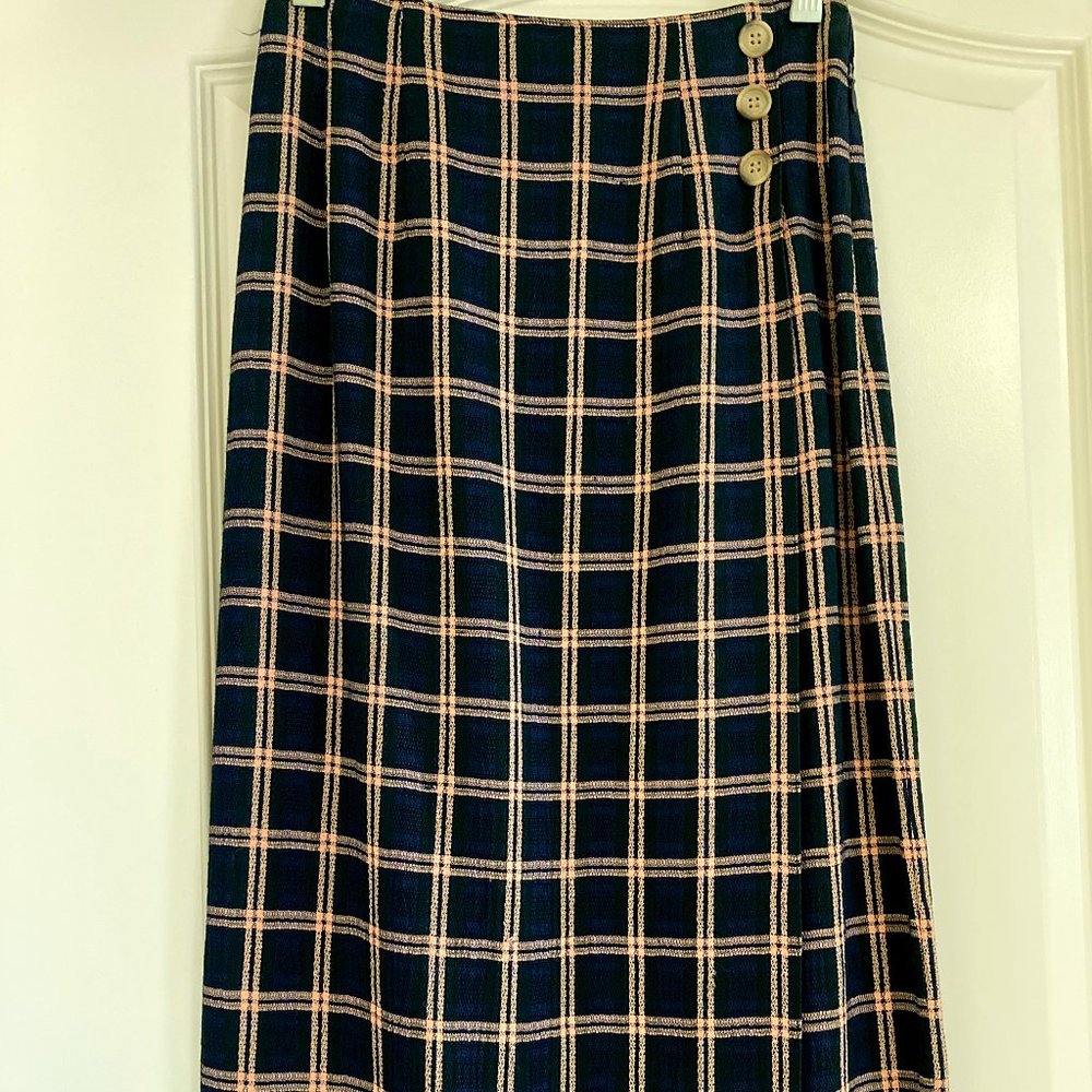Talbots Long Wrap Skirt